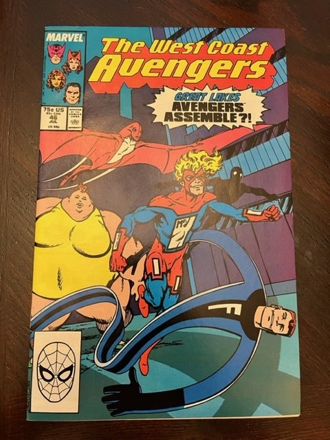 West Coast Avengers #46 Direct Edition (1989) - NM