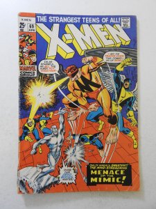 The X-Men #69 (1971) FR/GD Condition 3 in cumulative spine split