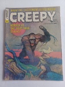 Creepy #11 - Horror Magazine - Warren - Frazetta Cover - 1966 - GD