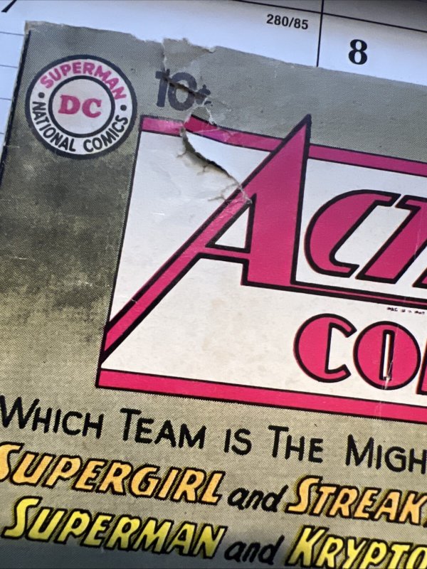 DC Action Comics #266  Silver Age 10 cent 1960 Supergirl Super-Cat, Super-Dog