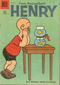 Henry (Carl Anderson's ) #56 FAIR ; Dell | low grade comic October 1958 fish bow