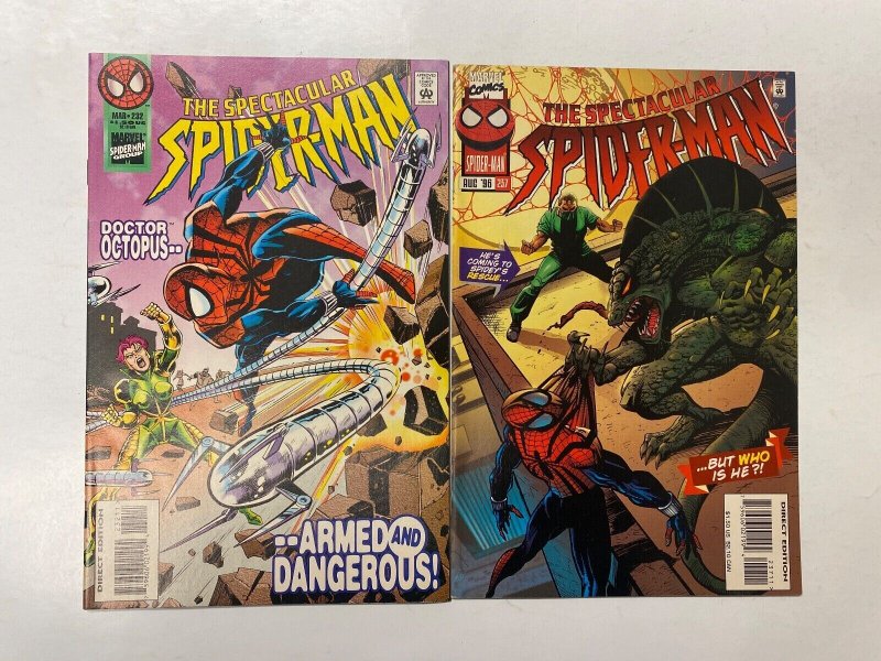 4 Spectacular Spider-Man MARVEL comic books #223 231 232 237 80 KM14