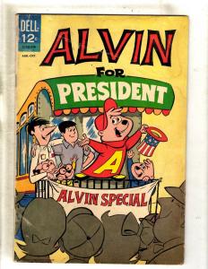 Alvin For President Dell Silver Age Comic Book Special Dave Theodore VG JL15