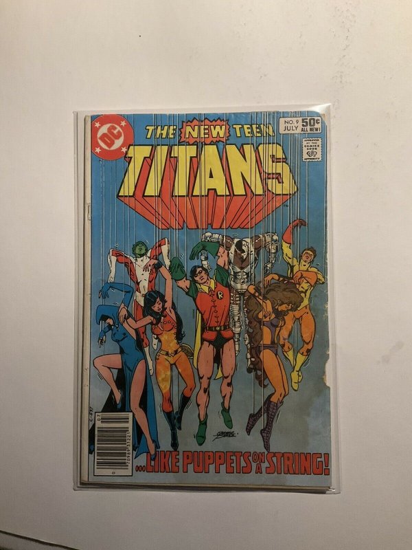 New Teen Titans 9 Very Good Vet 4.0 Dc Comics International Comic