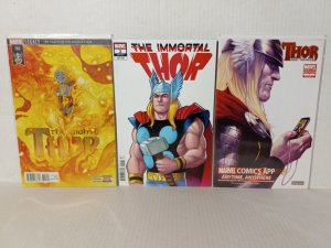 THOR #705 + IMMORTAL THOR #2 PEREZ VARIANT + APP STORE VARIANT - FREE SHIPPING