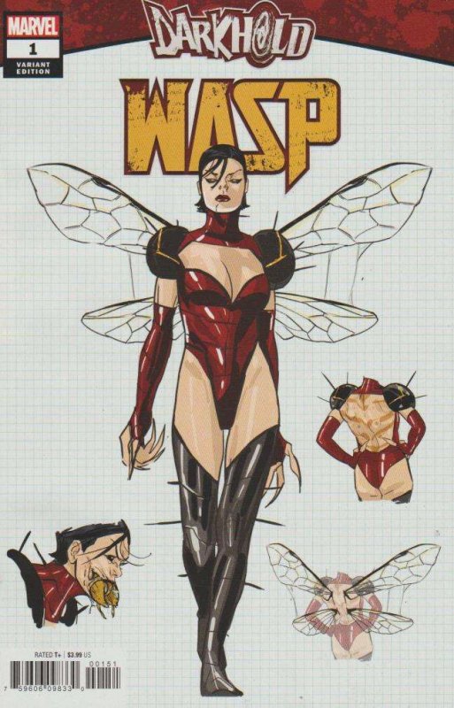 Darkhold, The: Wasp #1C VF/NM ; Marvel | 1:10 variant Design | Comic Books - Modern Age, Marvel, Wasp, Superhero / HipComic Darkhold, The: Wasp #1C VF/NM ; Marvel | 1:10 variant Design | Comic Books - Modern Age, Marvel, Wasp, Superhero / HipComic