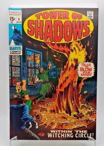 TOWER OF SHADOWS #4 (1969) Marvel, Within the Witching Circle, VG