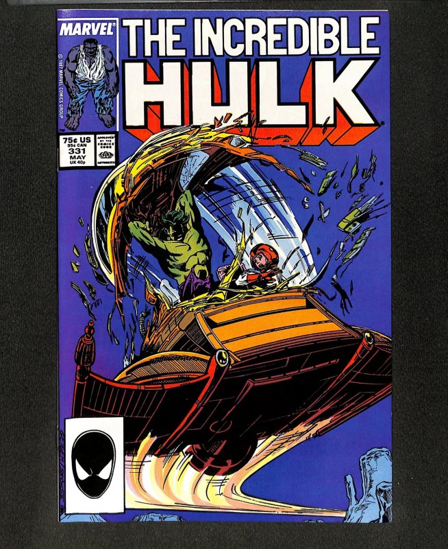 Incredible Hulk (1962) #331 2nd Todd McFarlane in Hulk!