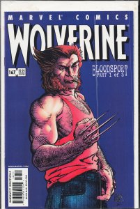 Wolverine #167 (2001) Wolverine