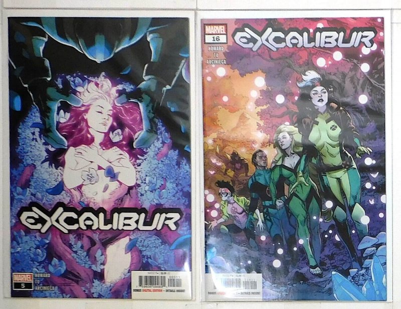 Excalibur Lot of 2 #5, 16 (2020) Marvel Comics 1st Print Comic Books