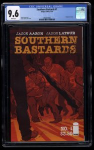 Southern Bastards #1 CGC NM+ 9.6 White Pages Wraparound Cover!