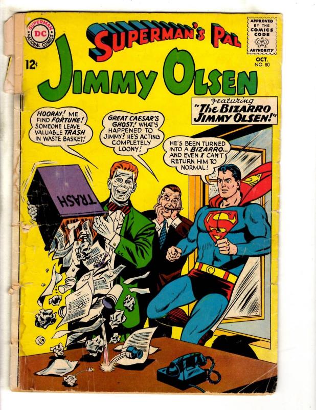 Superman's Pal Jimmy Olsen # 80 GD/VG DC Comic Book Bizarro Jimmy J306