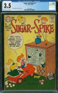 Sugar and Spike #7 (1957) CGC 3.5 VG-