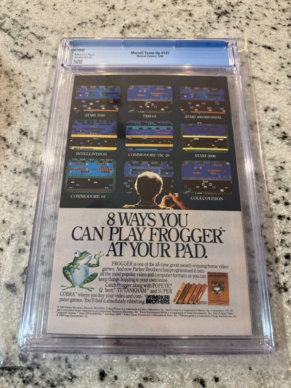 Marvel Team-Up # 141 CGC Graded 9.4 Marvel Comic Book 1st Black Costume JH19