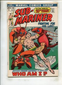SUB-MARINER #50 (9.2) WHO AM I!! 1972