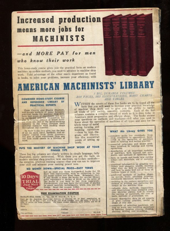 SHADOW--2/1/1941--Cool cover-- STREET AND SMITH--Rare Pulp Magazine