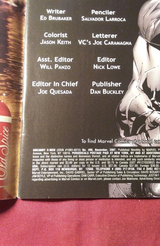 The Uncanny X-Men #490 (2007)