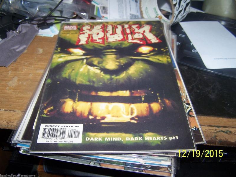 incredible hulk  # 50 2003 marvel vol 2 dark mind dark heart  AVENGERS