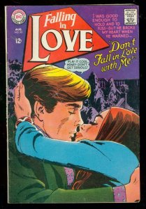 FALLING IN LOVE #93 1967-DC ROMANCE COMICS-HOT COVER VG