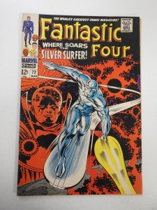 Fantastic Four #72 (1968) GD+ Condition 2 centerfold wraps detached, tracing fc