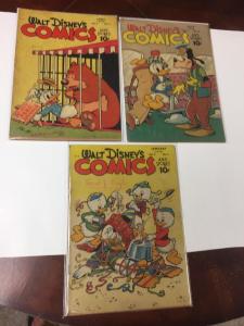 Walt Disney's Comics And Stories 81 (2.0) 82 ( 2.5) 88 (2.5)