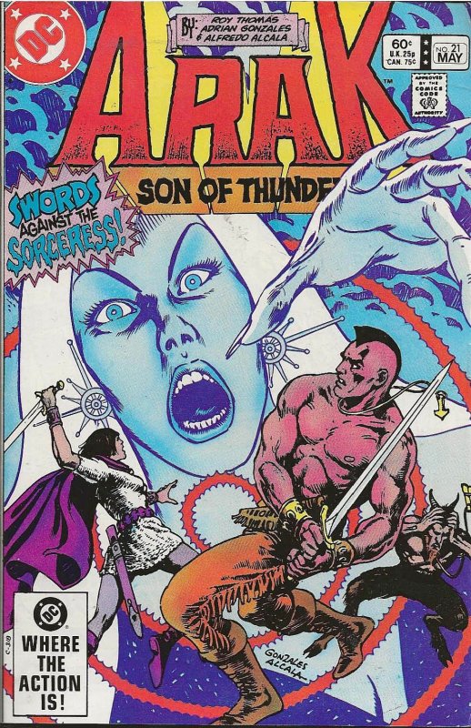 Arak, Son of Thunder #21 (1983) - VF/NM