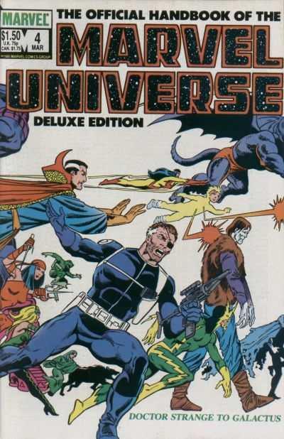 Official Handbook of the Marvel Universe (1985 series)  #4, NM- (Stock photo)