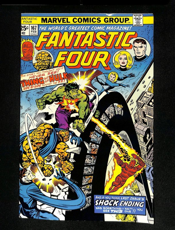 Fantastic Four #167 Hulk!