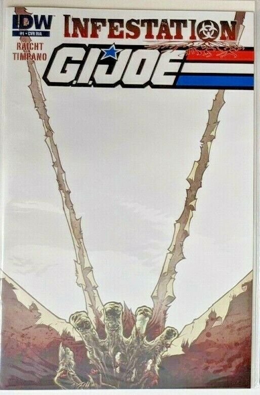 *GI Joe Infestation (2011, IDW) #1-2 7 Covers! 1 Hand Drawn!