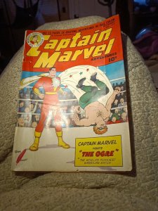 CAPTAIN MARVEL ADVENTURES #114 Golden Age Shazam! Fawcett Comics 1950 Superhero