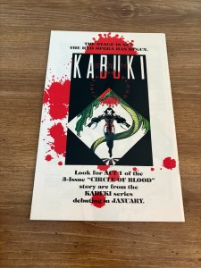 Kabuki Fear The Reaper # 1 NM- Caliber Comic Book Act One David Mack 18 J458