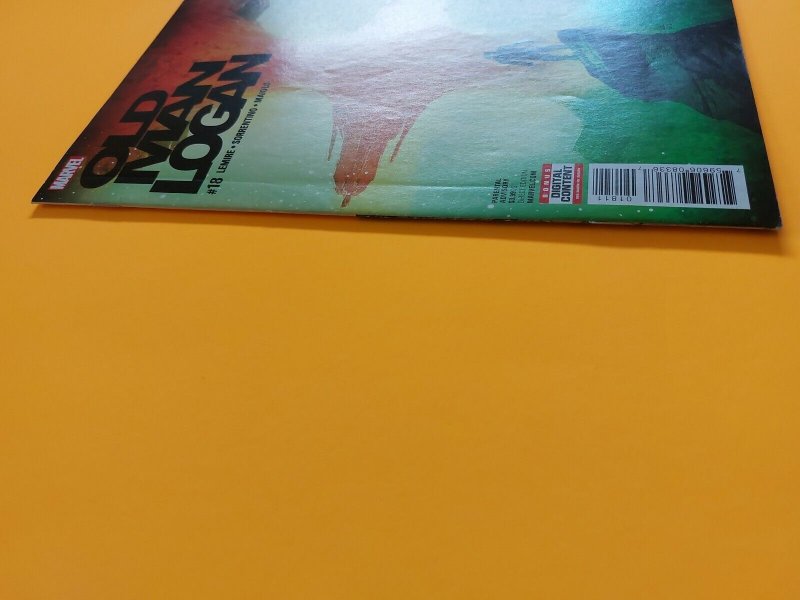 2017 Old Man Logan 18 Baby Hulk illusion app VG-Fine