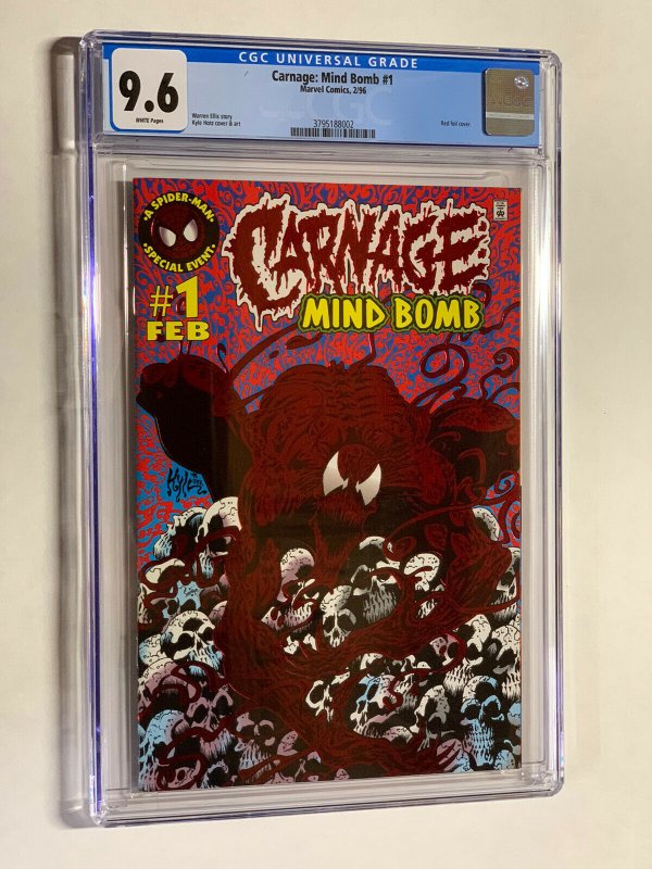 Carnage mind bomb 1 cgc 9.6 wp spider-man