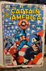 Captain America Annual #6 (1982) abc