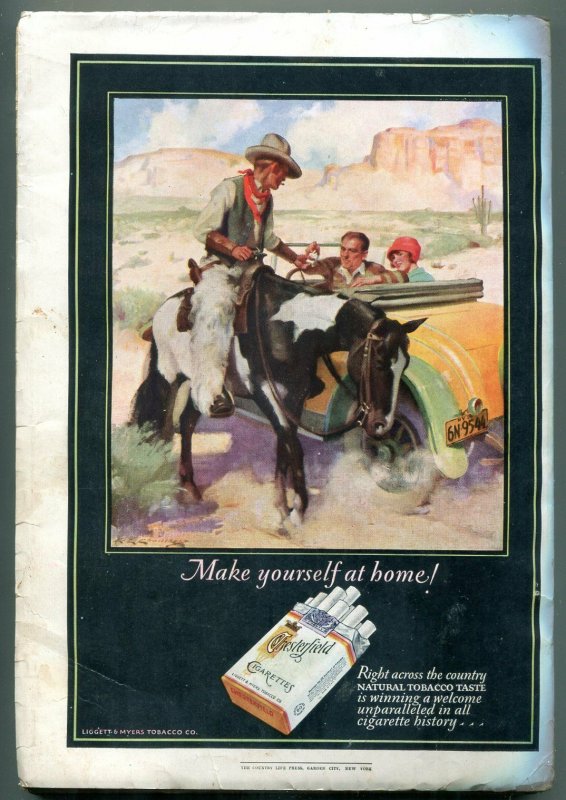 Short Stories Pulp October 25 1927- Colorado- Ernest Haycox VG