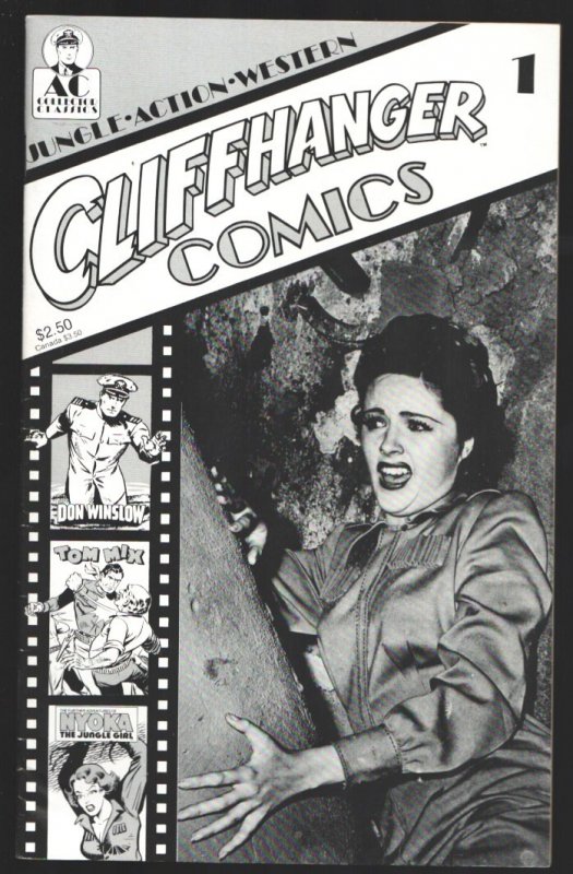 Cliffhanger #1 1989-Nyoka Jungle Girl-Kay Aldridge-Don Winslow-Tom Mix 