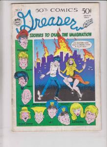 Greaser Comics #2 FN- (1st) george di caprio rip off press underground comix