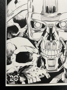 TERMINATOR #1 CVR O 1:20 SHALVEY LINE ART VAR DYNAMITE 2024 PROSHIPPER