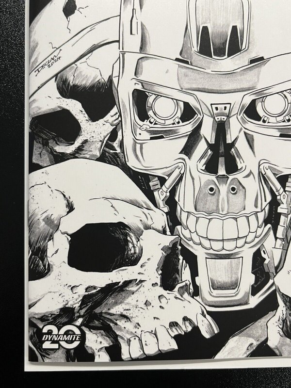 TERMINATOR #1 CVR O 1:20 SHALVEY LINE ART VAR DYNAMITE 2024 PROSHIPPER