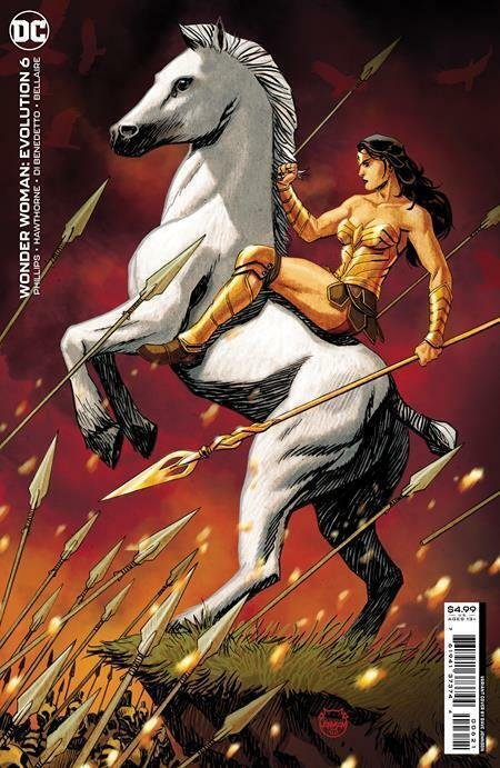 WONDER WOMAN EVOLUTION #6 COVER B DAVE JOHNSON CARD STOCK DC COMICS 2022 EB247