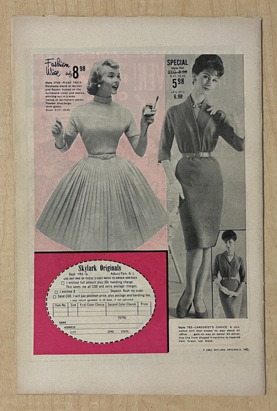 Young Romance #124 Vol 16 #4 F- 5.5 Last Prize Issue  Prize Comics 1963