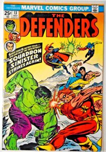 *Defenders V1 (1972) 13NM- vs. Squadron Sinister