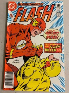 Flash #324 newsstand Flash kills Reverse Flash 6.0 (1983)