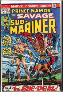 Sub-Mariner #65 (1973) Namor the Sub-Mariner