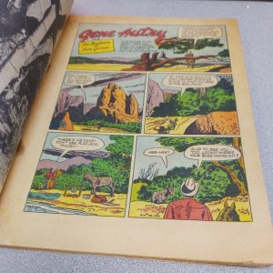 1950 GENE AUTRY WESTERN COMIC #36 Dell publishing Golden Age photo cover