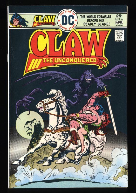 Claw the Unconquered #6 VF/NM 9.0