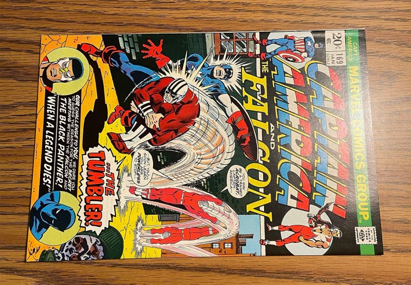 Captain America #169(CGC 8.5 VFN+ Crack-Out) 1st Moonstone, Black Panther /1974