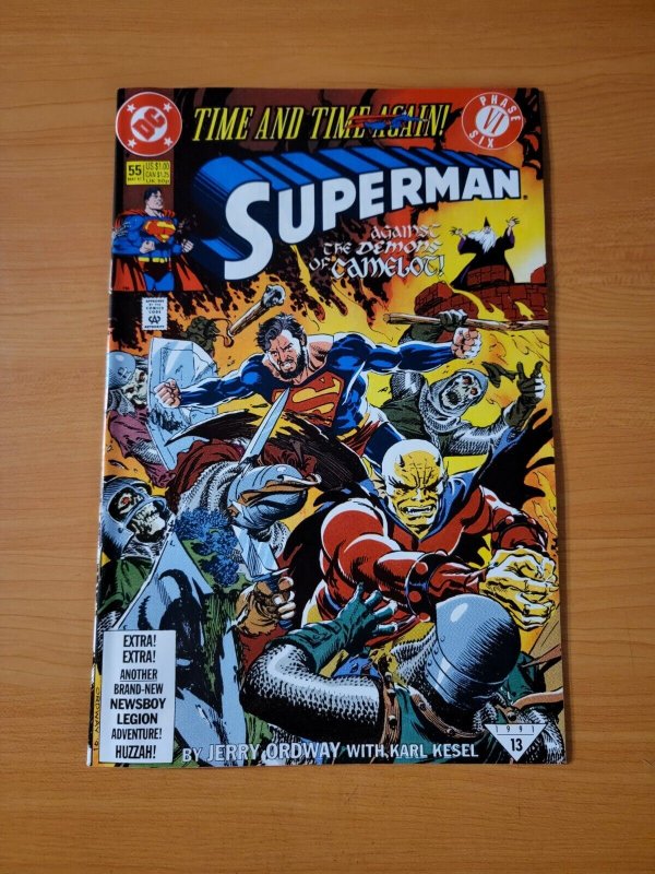 Superman #55 Direct Market Edition ~ NEAR MINT NM ~ 1991 DC Comics