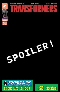 TRANSFORMERS #27 CVR D 1:25 LORENZO DE FELICI VAR 2025 PRESALE PROSHIPS 12/10