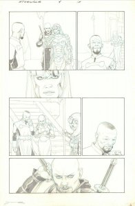 Eternals #4 p.13 - Kingo, Supreme Leader Druig, Thena - art by Esad Ribic